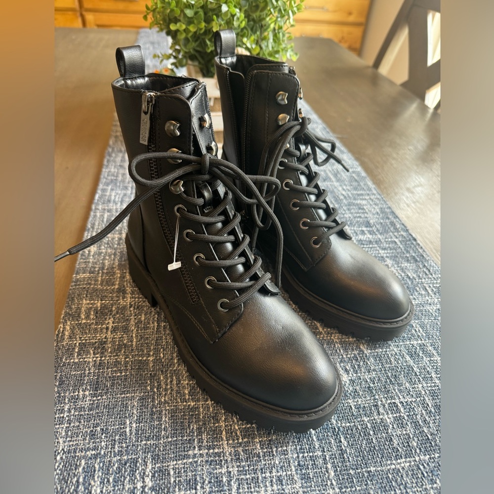 Guess combat boots